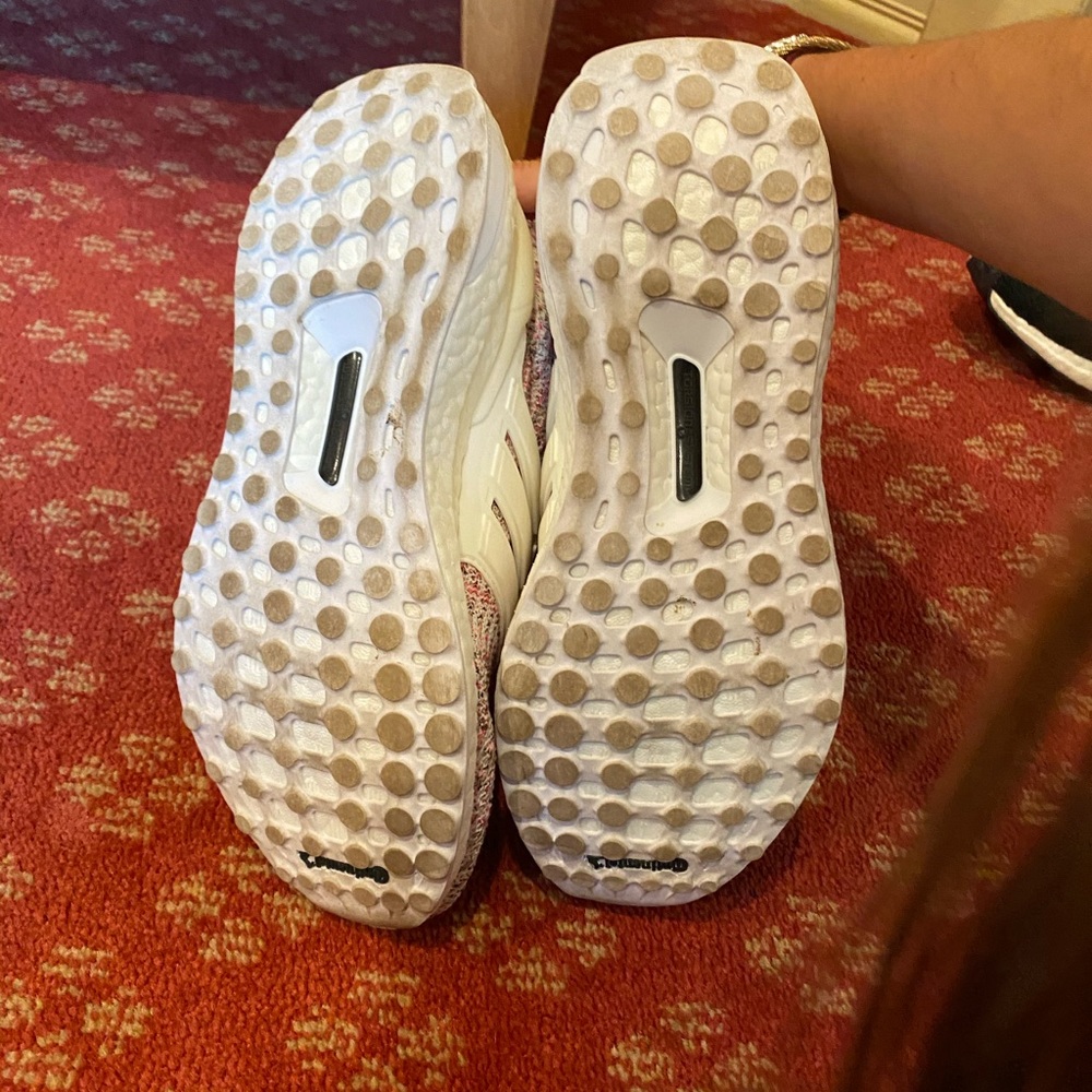 RARE Adidas Ultraboost pink colorful size 6.5 - Picture 3 of 10